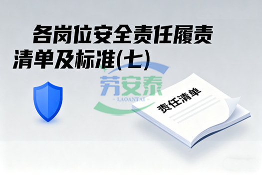 劳安泰-各岗位安全责任履责清单及标准